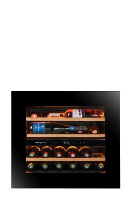 Racitor de vin incorporabil in coloana AVI6075PLATINUM,  32 sticle, 2 zone AVINTAGE