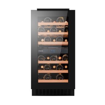 Racitor de vin incorporabil sub blat AVU41D82, 29 sticle, 2 zone AVINTAGE