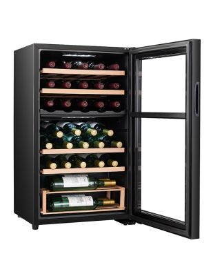 Racitor de vin CEPAGE33DZ, 33 sticle, 2 zone CLIMADIFF
