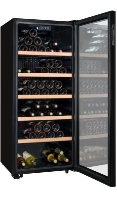 Racitor de vin LS117BLACK, 121 sticle, 1 zona LASOMMELIERE