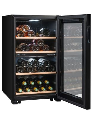 Racitor de vin LS51.2ZBLACK, 50 sticle, 2 zone LASOMMELIERE