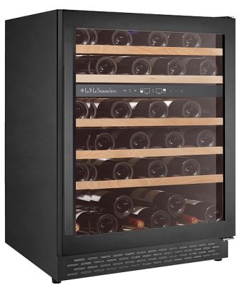 Racitor de vin LSBU50DZ, 51 sticle, 2 zone, incorporabil sub blat LASOMMELIERE